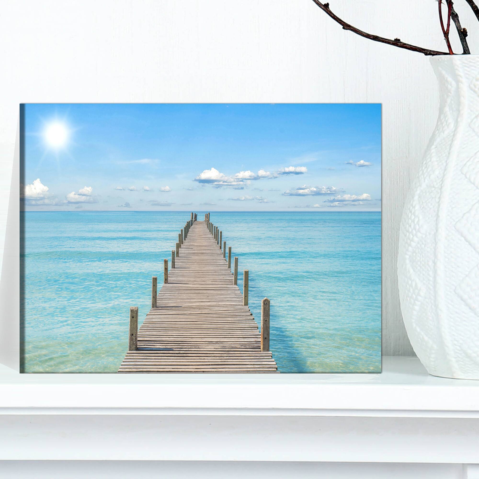 Designart - Pier Infinite to the Sea